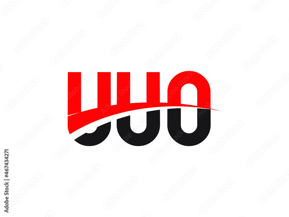 UUO Letter Initial Logo Design Vector Illustration UUO Letter Initial Logo Design Vector Illustration