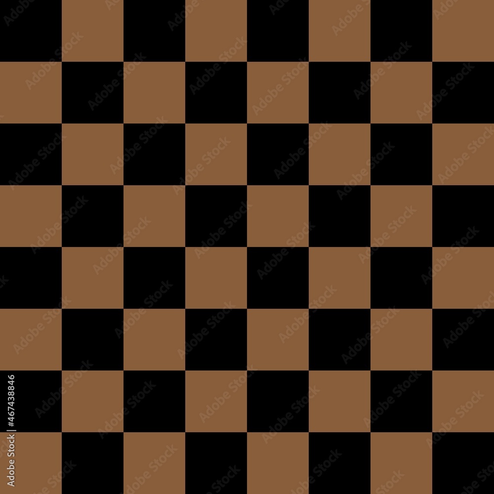 Brown and Black checkerboard pattern background. Check pattern designs for decorating wallpaper. Vector background. Brown and Black checkerboard pattern background. Check pattern designs for decorating wallpaper. Vector background.
