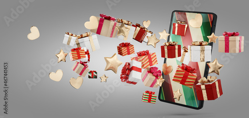 light gray background and m...