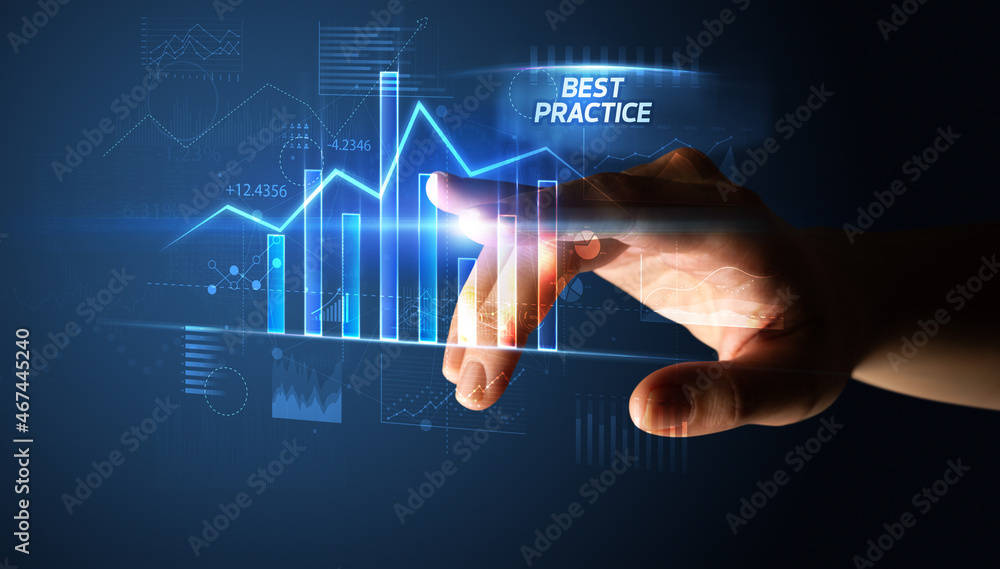 Hand touching business concept concept Hand touching business concept concept