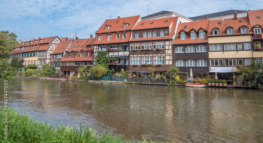 Obraz premium Panorama of old town in Bamberg Bavaria