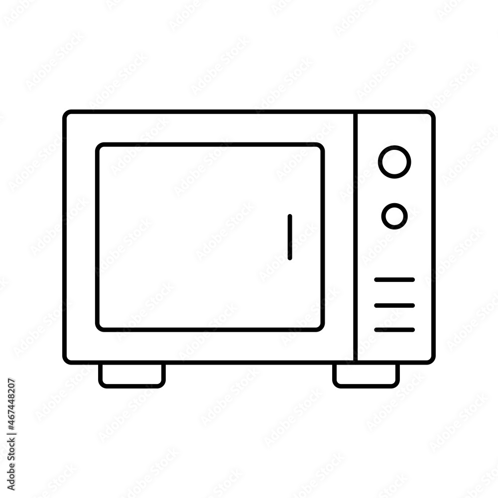 Creative cooking microwave oven stock icon Creative cooking microwave oven stock icon