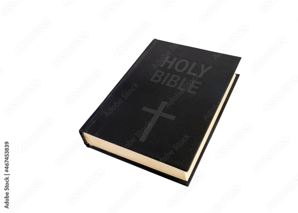 Holy Bible, isolated on white background Holy Bible, isolated on white background