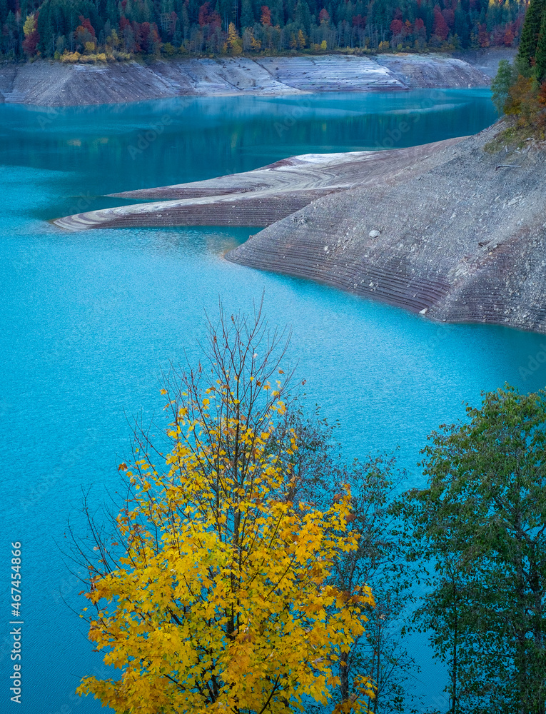 Obraz premium Sauris lake in Italy