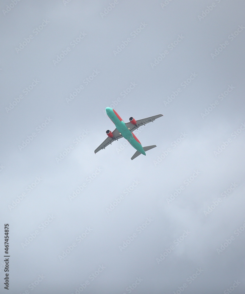 Fototapeta premium airplane in the sky