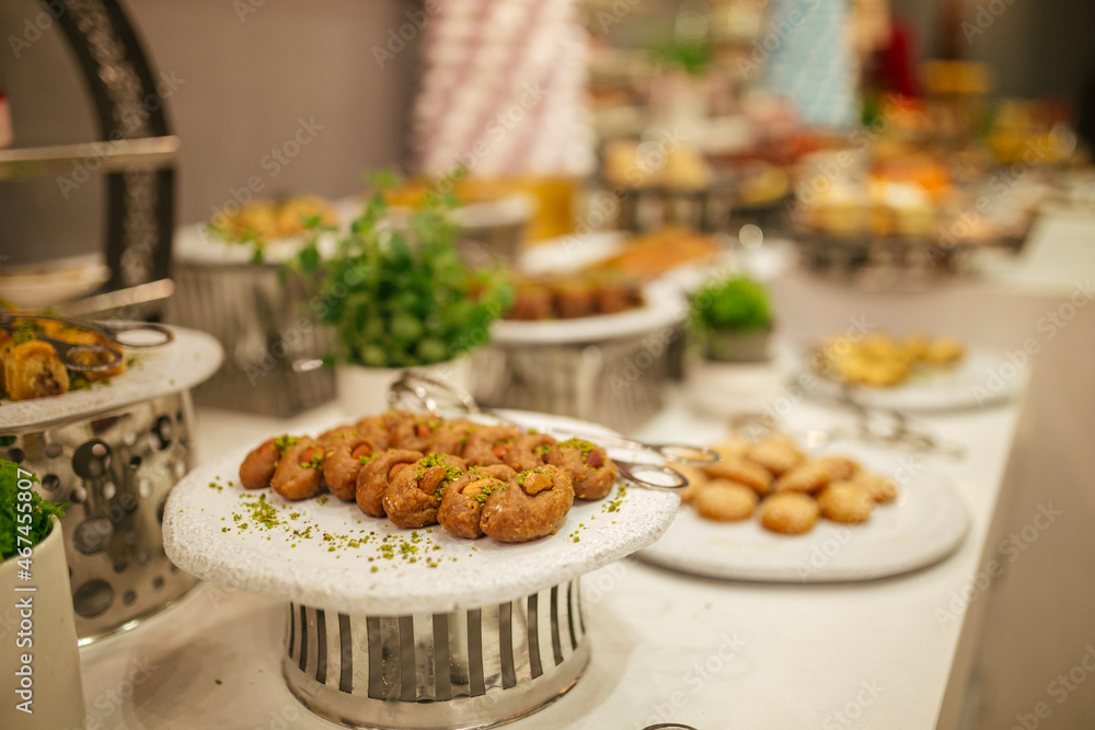 Traditional turkish, arabic sweets baklava assortment. Traditional turkish, arabic sweets baklava assortment.