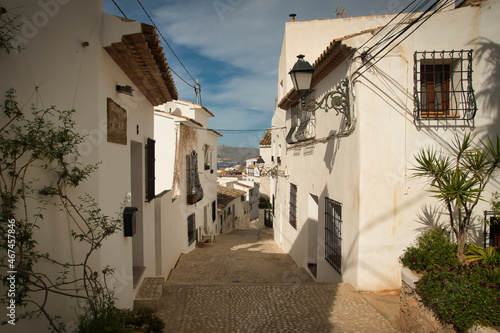 Maisons et rues de villages espagnole