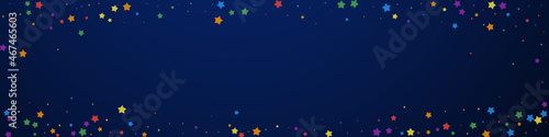 Festive rare confetti. Celebration stars. Joyous s