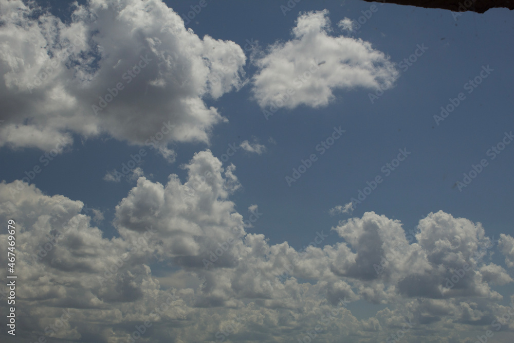 Fototapeta premium blue sky with clouds