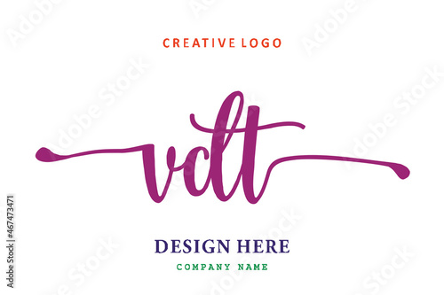 VDT lettering logo is simple, easy to understand and authoritative