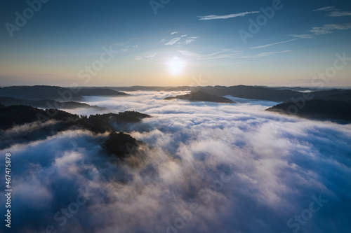 Appalachia mountains in the morning