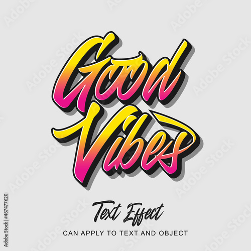 graffiti style editable text effect