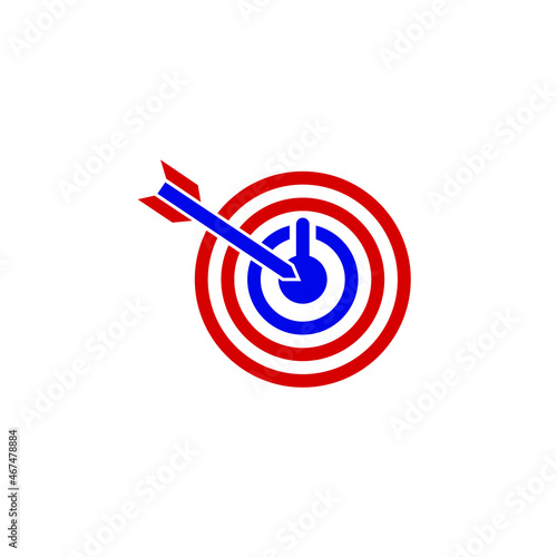 Target, darboart with arrow logo design.