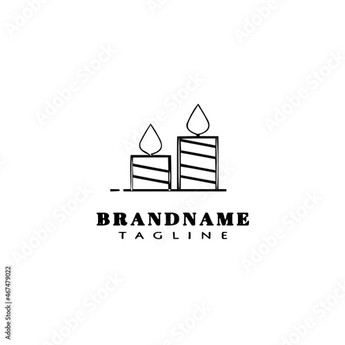 chandelier logo cartoon icon design template black isolated vector illustration
