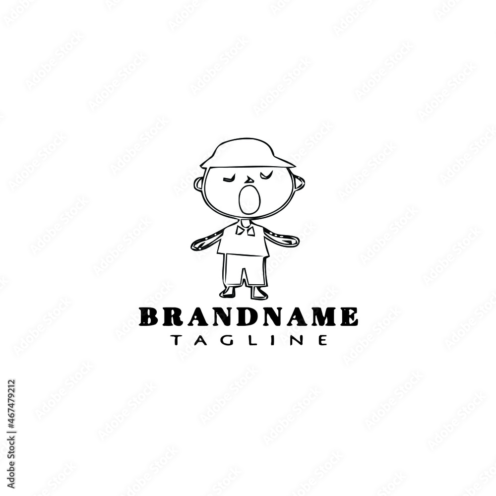 choir logo cartoon icon design template simple isolated vector illustration choir logo cartoon icon design template simple isolated vector illustration