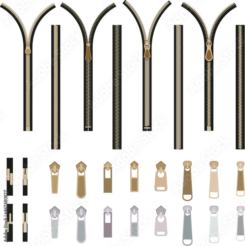 A piece of zipper for use in the converter. For design
