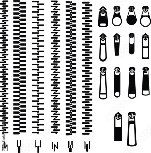 A piece of zipper for use in the converter. For design
