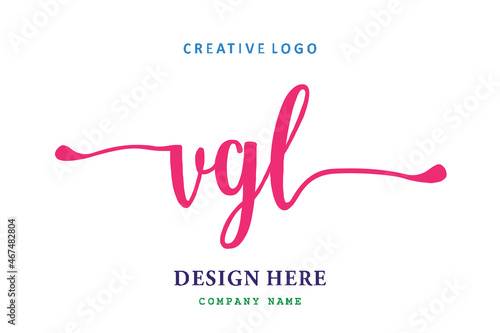 VGL lettering logo is simple, easy to understand and authoritative