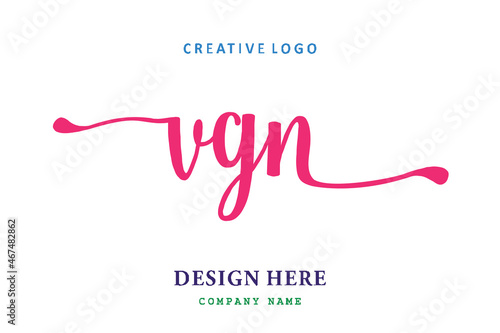 VGN lettering logo is simple, easy to understand and authoritative