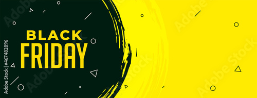 abstract black friday poster template design