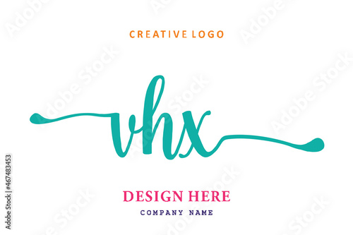 VHX lettering logo is simple, easy to understand and authoritative