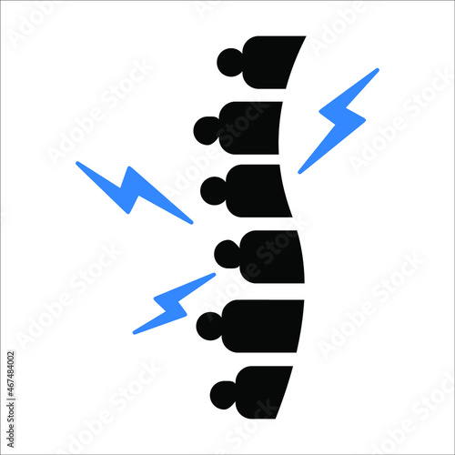 Chiropractic or musculoskeletal disorders icon