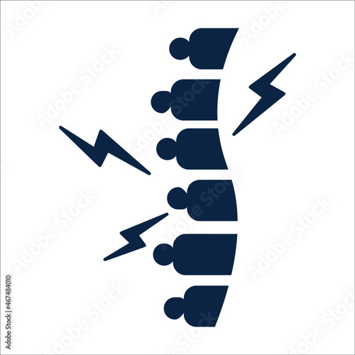 Chiropractic or musculoskeletal disorders icon