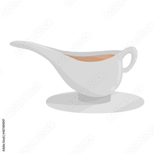 gravy for thanksgiving color illustration