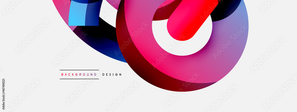 Circle abstract background. Vector illustration for wallpaper banner background card or landing page Circle abstract background. Vector illustration for wallpaper banner background card or landing page