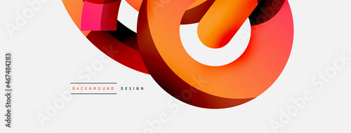 Circle abstract background. Vector illustration for wallpaper banner background card or landing page