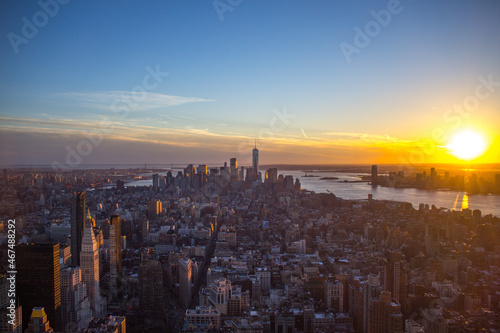 View from the top of a skyscraper in New York City!