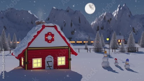 house in the mountains