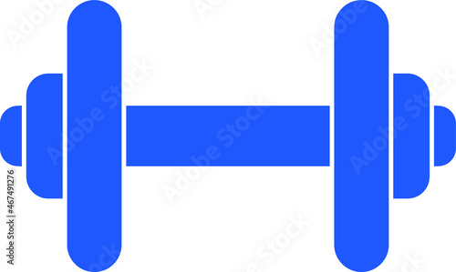 Dumbell Vector Icon That Can Easily Modified Or Edit