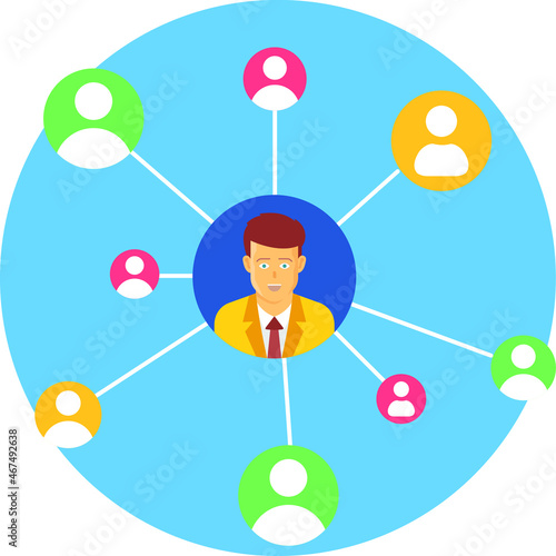 networking Isolated Vector icon which can easily modify or edit


