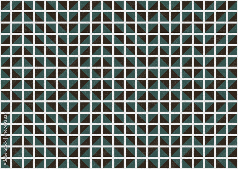 Fototapeta premium Abstract Geometric Pattern generative computational art illustration