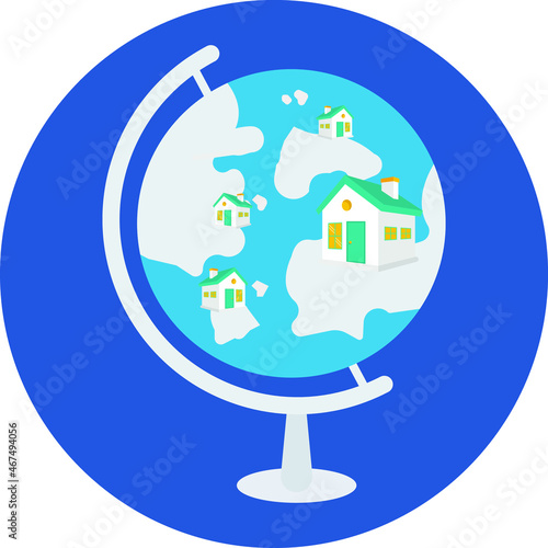 World globe Isolated Vector icon which can easily modify or edit

