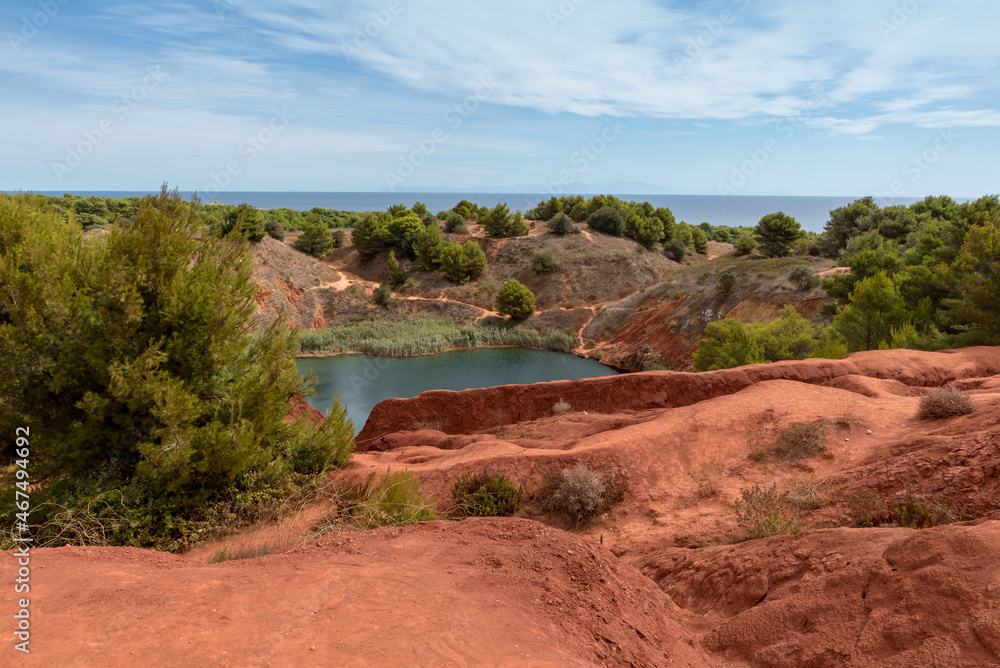 Otranto Puglia bauxite lake