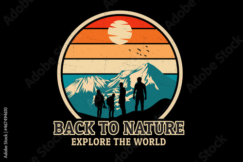 Back to nature silhouette design