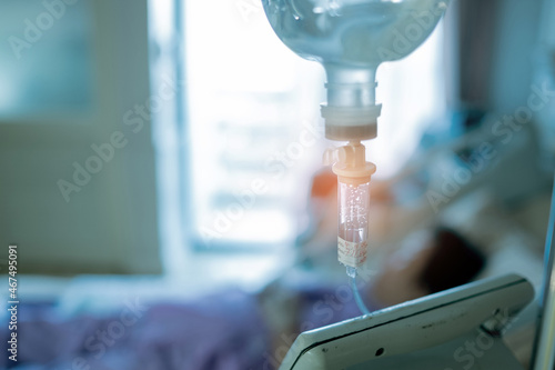 Foto sodium chloride solution for Intravenous, the brine, medical treatment, saline i