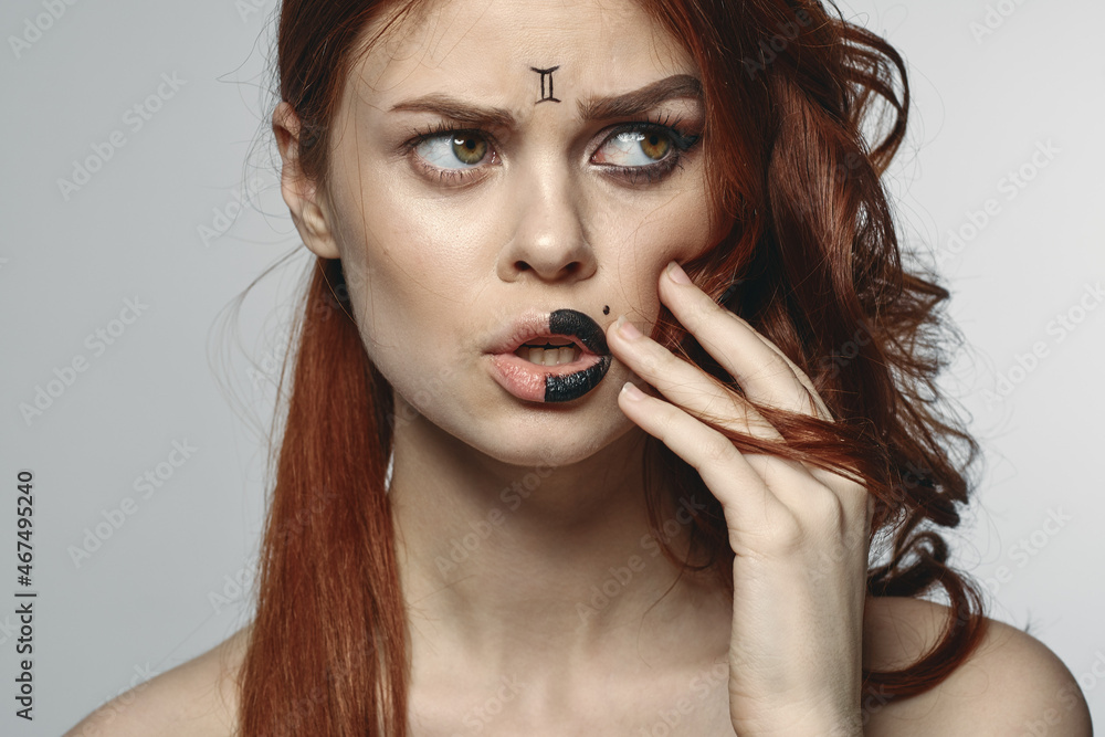 woman with bare shoulders zodiac sign gemini horoscope astronomy woman with bare shoulders zodiac sign gemini horoscope astronomy