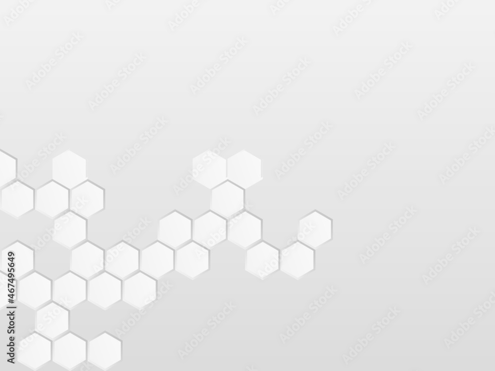 Concept abstract hexagon background. Technology on white background. Embossed Hexagon , honeycomb ,light and shadow. Vector illustration. Concept abstract hexagon background. Technology on white background. Embossed Hexagon , honeycomb ,light and shadow. Vector illustration.