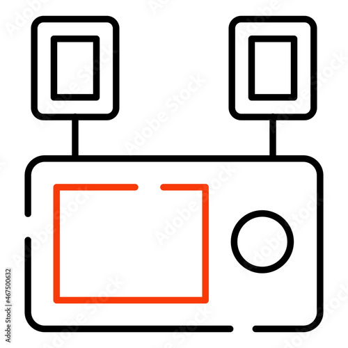 Trendy design icon of device