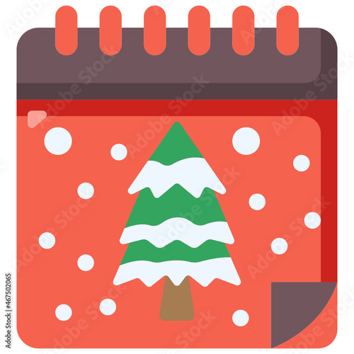 christmas flat icon