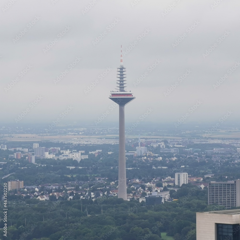 Obraz premium Frankfurt am Main von Oben