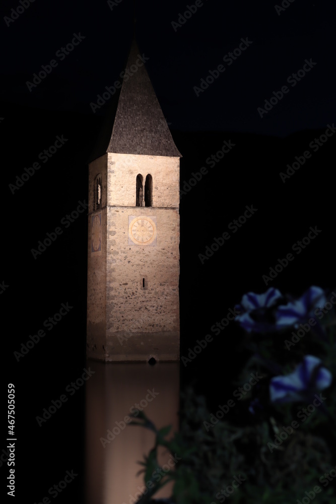 Resia submerged Bell Tower