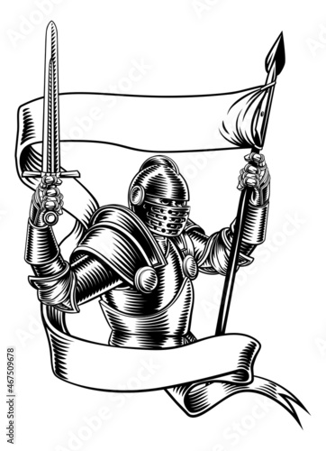 Knight With Banner Battle F...