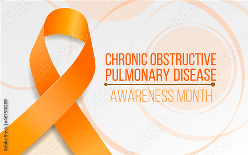 Chronic obstructive pulmonary disease COPD awareness month concept.