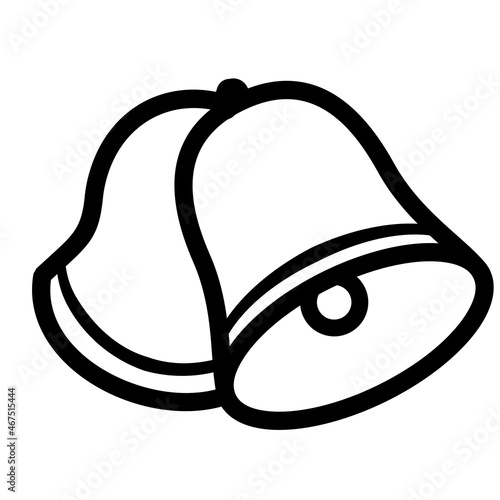 ベル　線画アイコン