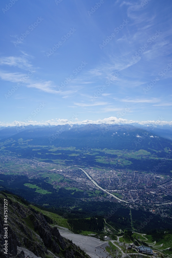 Fototapeta premium Innsbruck von oben 