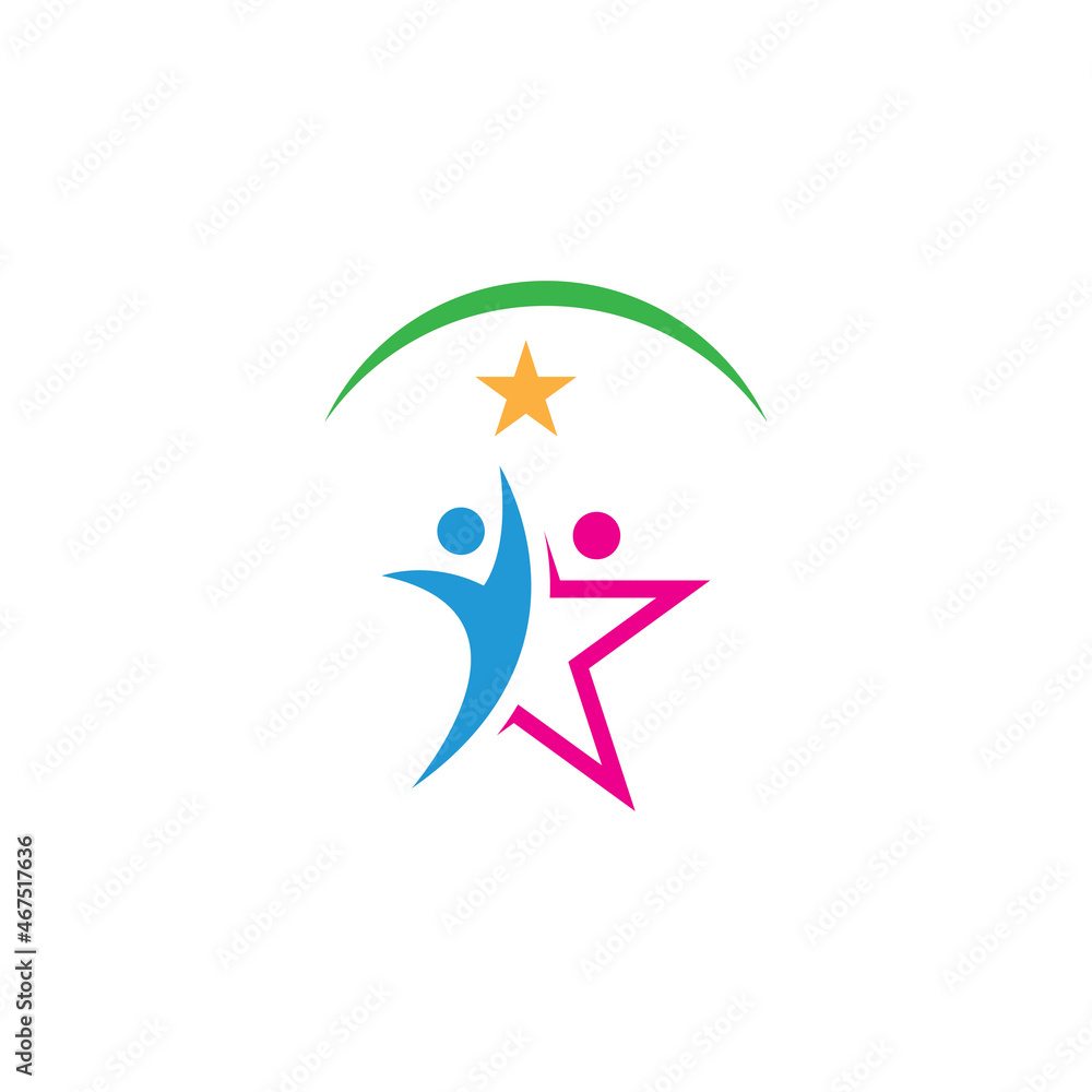 People star logo and vector images People star logo and vector images